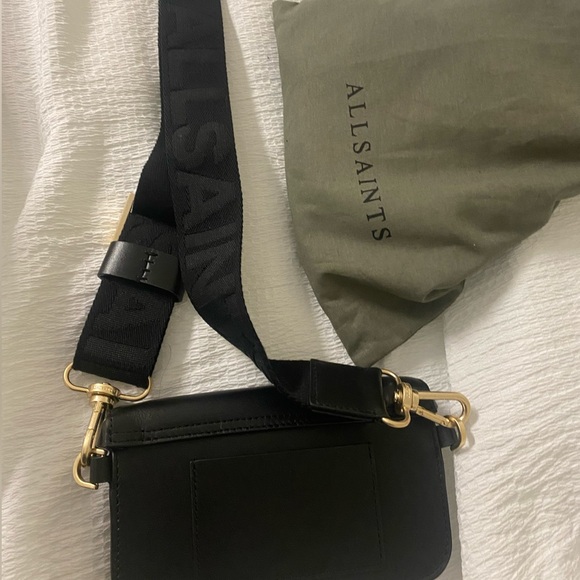 Black All Saints Purse - Picture 2 of 4